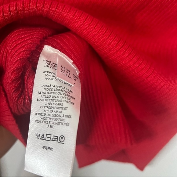 Anthropologie Maeve Thea red pullover size xsmall - Picture 6 of 6